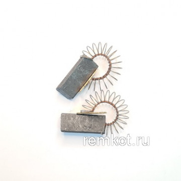 Угольные щетки электродвигателя 5х12,5х30мм, с пружиной, сэндвич, 2шт