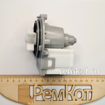 Помпа 40W, клеммы сзади раздельно, на винтах, Ariston, AEG, Indesit, Electrolux, Zanussi, Candy, LG, Bosch, Whirlpool, Samsung